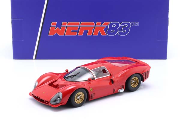 FERRARI 330 P3 COUPE PLAIN BODY VERSION 1966 RED — фото 3