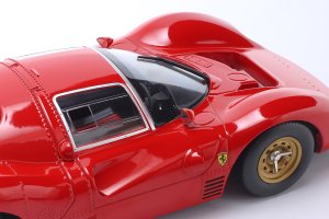 FERRARI 330 P3 COUPE PLAIN BODY VERSION 1966 RED — фото 5