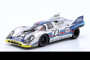 PORSCHE 917K 4.9L TEAM MARTINI RACING N23 1000KM SPA 1971 HELMUT MARKO - GIJS VAN LENNEP, SILVER RED BLUE YELLOW