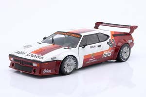 BMW M1 M88 3.5L #61 PROCAR SERIES MONACO RACE 1980 WALTER BRUN, RED WHITE