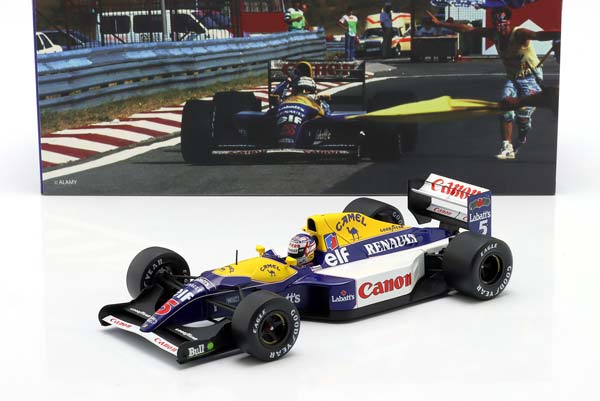 WILLIAMS FW14B #5 FORMULA 1 WORLD CHAMPION 1992 NIGEL MANSELL / ВИЛЬЯМС FW14B ФОРМУЛА-1 ЧЕМПИОН МИРА НАЙДЖЕЛ МЭНСЕЛЛ — фото 3