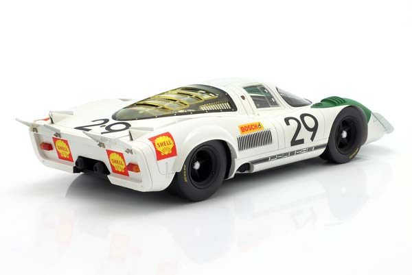 PORSCHE 917/69 #29 WINNER 1000KM ZELTWEG 1969 SIFFERT, AHRENS 1:18 / ПОРШЕ 917/69 ПОБЕДИТЕЛЬ 1000 КМ ЗЕЛТВЕГ СИФФЕРТ АХРЕНС — фото 2