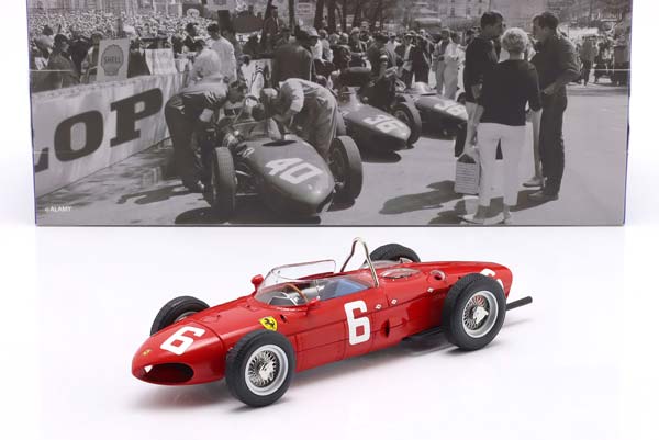 FERRARI 156 SHARKNOSE #6 3RD BELGIAN GP FORMULA 1 1961 RICHIE GINTHER / ФЕРРАРИ 156 ШАРКНОСЕ 3 МЕСТО БЕЛГИАН ГРАН-ПРИ ФОРМУЛА-1 РИЧИ ГИНТЕР — фото 3