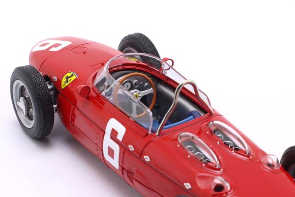 FERRARI 156 SHARKNOSE #6 3RD BELGIAN GP FORMULA 1 1961 RICHIE GINTHER / ФЕРРАРИ 156 ШАРКНОСЕ 3 МЕСТО БЕЛГИАН ГРАН-ПРИ ФОРМУЛА-1 РИЧИ ГИНТЕР — фото 5