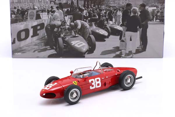 FERRARI 156 SHARKNOSE #38 3RD MONACO GP FORMULA 1 WORLD CHAMPION 1961 PHIL HILL / ФЕРРАРИ 156 ШАРКНОСЕ 3 МЕСТО ГРАН-ПРИ МОНАКО ФОРМУЛА-1 ЧЕМПИОН МИРА ФИЛ ХИЛЛ — фото 3
