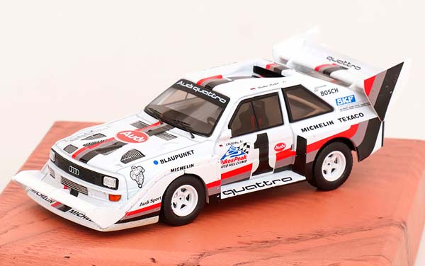 AUDI QUATTRO S1 WINNER PIKES PEAK 1987 RÖHRL COLLECTORS BOX / АУДИ КВАТТРО S1 ПОБЕДИТЕЛЬ ПИКЕС ПИК РЁРЛ КОЛЛЕКТОРС БОКС