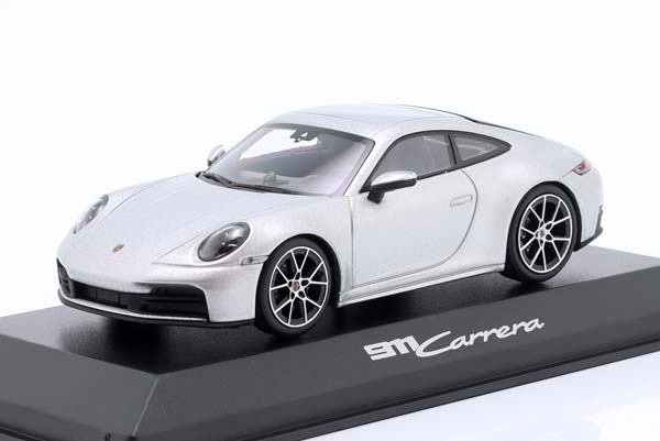 PORSCHE 911 (992 II) CARRERA COUPE 2024 GT SILVER METALLIC / ПОРШЕ 911 992 2 КАРРЕРА КУПЕ GT SILVER МЕТАЛЛИК СЕРЕБРИСТЫЙ