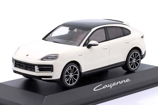 PORSCHE CAYENNE E-HYBRID COUPÉ (E3 II) 2025 CARRARA WHITE METALLIC / ПОРШЕ КАЙЕННЕ Е-ХЙБРИД КУПЕ E3 ИИ КАРРАРА БЕЛЫЙ МЕТАЛЛИК
