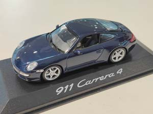 PORSCHE 911 (997) CARRERA 4 2006 СИНИЙ (БОКС МОЖЕТ ИМЕТЬ ПОТЕРТОСТИ ИЛИ ТРЕЩИНЫ)