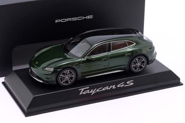 PORSCHE TAYCAN 4S CROSS TURISMO (J1 PA) OAK GREEN METALLIC / ПОРШЕ ТАЙКАН 4S КРОСС ТУРИСМО J1 ПА ЗЕЛЕНЫЙ МЕТАЛЛИК — фото 3