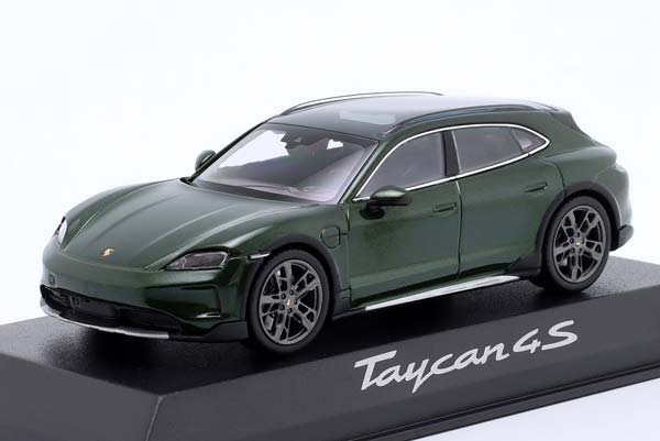 PORSCHE TAYCAN 4S CROSS TURISMO (J1 PA) OAK GREEN METALLIC / ПОРШЕ ТАЙКАН 4S КРОСС ТУРИСМО J1 ПА ЗЕЛЕНЫЙ МЕТАЛЛИК