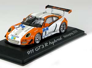 PORSCHE 911 (997) GT3 R HYBRID NO 9 NUERBURGRING 2010
