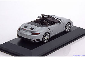 PORSCHE 911 (991/II) TURBO CONVERTIBLE 2016 SILVER — фото 2