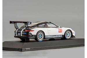 PORSCHE 911 991 GT3 CUP #911 PORSCHE SPORTS CUP 2017 WHITE/BLACK/GREY/RED — фото 2
