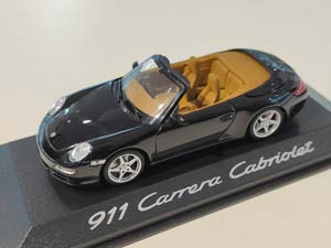 PORSCHE 911 (997) CARRERA CABRIOLET 2005 ЧЕРНЫЙ (БОКС МОЖЕТ ИМЕТЬ ПОТЕРТОСТИ ИЛИ ТРЕЩИНЫ)