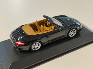 PORSCHE 911 (997) CARRERA CABRIOLET 2005 ЧЕРНЫЙ (БОКС МОЖЕТ ИМЕТЬ ПОТЕРТОСТИ ИЛИ ТРЕЩИНЫ) — фото 2