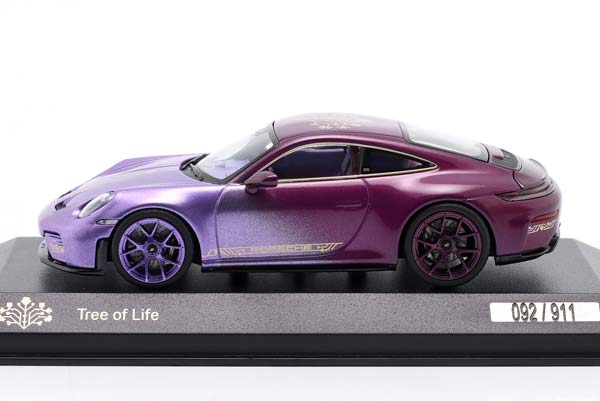 PORSCHE 911 (992.2) GT3 TOURING TREE OF LIFE 2026 PURPLE / DECOR / ПОРШЕ 911 992 2 ГТ3 ТУРИНГ ТРИ ЛИФЕ ФИОЛЕТОВЫЙ — фото 4