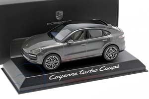 PORSCHE CAYENNE TURBO COUPE 2019 DARK GREY-METALLIC — фото 5