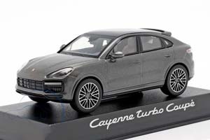 PORSCHE CAYENNE TURBO COUPE 2019 DARK GREY-METALLIC — фото 2