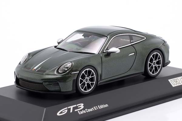 PORSCHE 911 (992.2) GT3 TOURING EARLS COURT 51 EDITION 2026 GREEN METALLIC / ПОРШЕ 911 992 2 ГТ3 ТУРИНГ ИРЛС КУРТ 51 ЗЕЛЕНЫЙ МЕТАЛЛИК