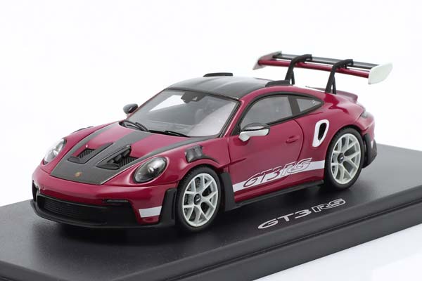 PORSCHE 911 (992) GT3 RS SPECIAL REQUEST YEAR 2024 STAR RUBY / ПОРШЕ 911 992 ГТ3 RS СПЕЦИАЛЬНАЯ РЕКВЕСТ РУБИНОВО-КРАСНЫЙ