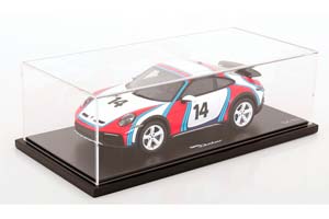 PORSCHE 911 (992) DAKAR MARTINI DESIGN 2023 WHITE RED BLUE — фото 3
