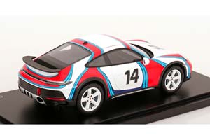 PORSCHE 911 (992) DAKAR MARTINI DESIGN 2023 WHITE RED BLUE — фото 2