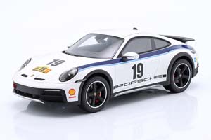 PORSCHE 911 (992) DAKAR RALLY DESIGN 1974 WHITE BLUE