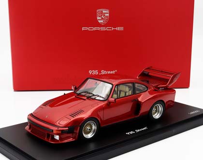 PORSCHE 911 935 TURBO STREET 1983, RED MET