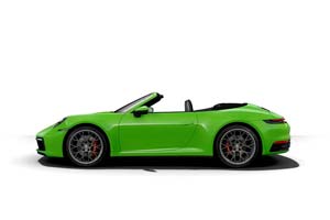 PORSCHE 911 (992) CARRERA 4S CABRIOLET 2020 LIZARD GREEN — фото 3