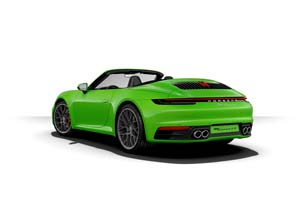 PORSCHE 911 (992) CARRERA 4S CABRIOLET 2020 LIZARD GREEN — фото 2