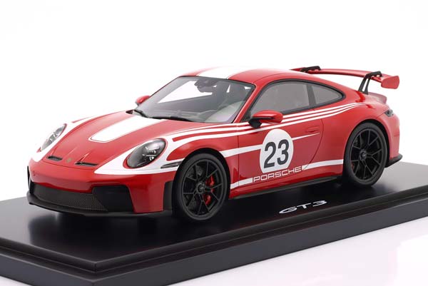 PORSCHE 911 (992.2) GT3 SALZBURG LIVERY #23 RED / WHITE / ПОРШЕ 911 992 2 ГТ3 САЛЗБУРГ ЛИВРЕЯ КРАСНЫЙ БЕЛЫЙ