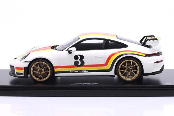 PORSCHE 911 (992.2) GT3 #3 ANDIAL LIVERY / ПОРШЕ 911 992 2 ГТ3 АНДИАЛ ЛИВРЕЯ БЕЛЫЙ КРАСНЫЙ ЖЕЛТЫЙ СЕРЫЙ — фото 4