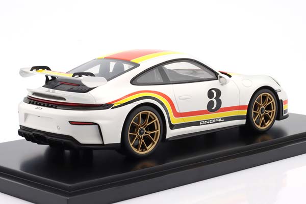 PORSCHE 911 (992.2) GT3 #3 ANDIAL LIVERY / ПОРШЕ 911 992 2 ГТ3 АНДИАЛ ЛИВРЕЯ БЕЛЫЙ КРАСНЫЙ ЖЕЛТЫЙ СЕРЫЙ — фото 2