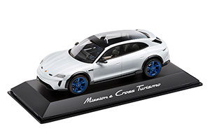 PORSCHE MISSION E CROSS TURISMO 2018 GRIS BLANC — фото 1