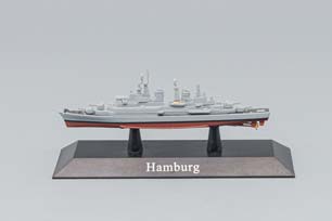 ВОЕННЫЙ КОРАБЛЬ HAMBURG DESTROYER GERMANY 1960 — фото 3