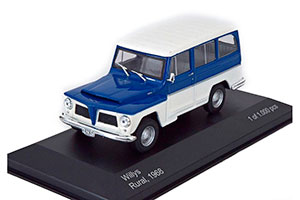 WILLYS RURALSKY TRUCK 4x4 1968 BLUE/WHITE