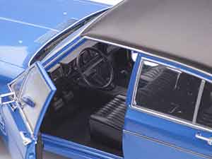 OPEL ADMIRAL B 1969 METALLIC BLUE/MATT BLACK — фото 4