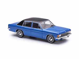 OPEL ADMIRAL B 1969 METALLIC BLUE/MATT BLACK — фото 7