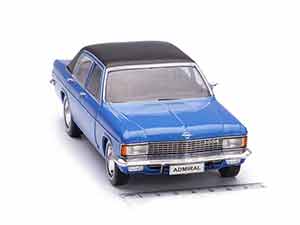 OPEL ADMIRAL B 1969 METALLIC BLUE/MATT BLACK — фото 9