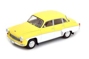 WARTBURG 312 1965 LIGHT YELLOW/WHITE