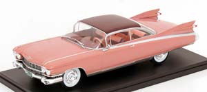 CADILLAC ELDORADO SEVILLE 1959 PINK-METALLIC DARKRED