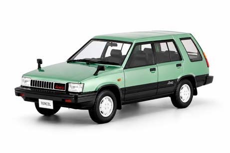 TOYOTA TERCEL 4WD 1982 LIGHT GREEN METALLIC / ТОЙОТА TERCEL 4WD 1982 СВЕТЛО-ЗЕЛЕНЫЙ МЕТАЛЛИК