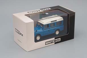 LAND ROVER SERIES II 109 STATION WAGON 4Х4 (1958), BLUE / WHITE — фото 3