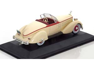 PACKARD V12 LE BARON SPEEDSTER 1934 BEIGE/RED — фото 2