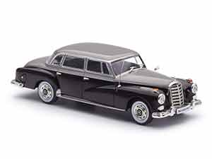 MERCEDES W189 300D 1957 BLACK/GREY / МЕРСЕДЕС 300Д ЧЕРНЫЙ — фото 4