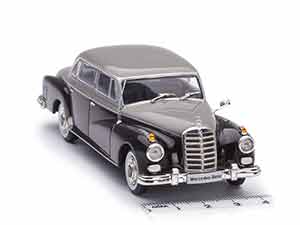 MERCEDES W189 300D 1957 BLACK/GREY / МЕРСЕДЕС 300Д ЧЕРНЫЙ — фото 6