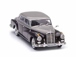 MERCEDES W189 300D 1957 BLACK/GREY / МЕРСЕДЕС 300Д ЧЕРНЫЙ — фото 7
