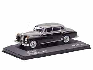 MERCEDES W189 300D 1957 BLACK/GREY / МЕРСЕДЕС 300Д ЧЕРНЫЙ — фото 11