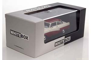 FORD TAUNUS 17M (P2) 1957 WHITE/DARK RED — фото 3